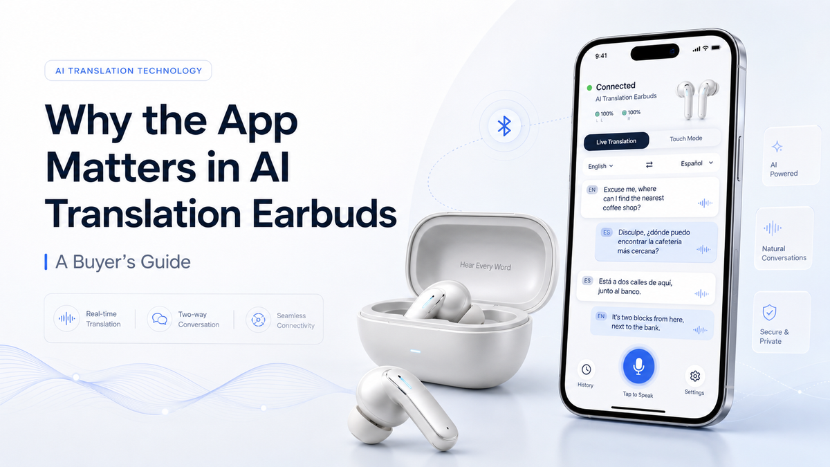 Why the App Matters in AI Translation Earbuds: A Buyer's Guide
