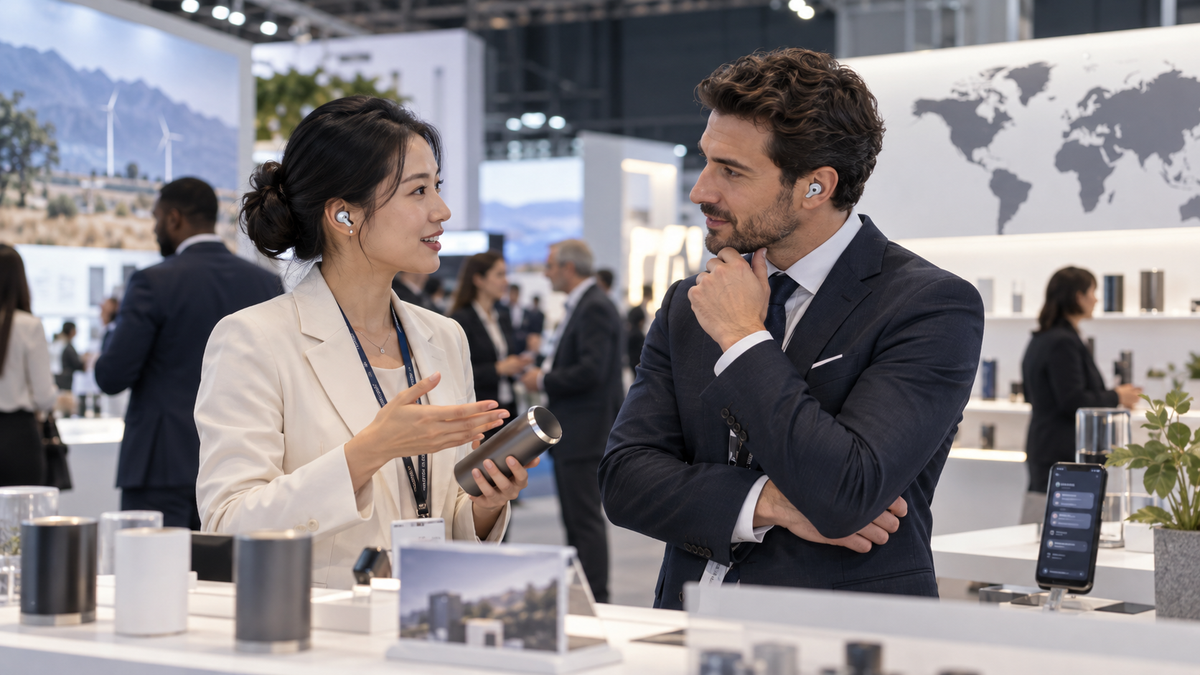 How Translation Earbuds Can Help at International Trade Shows and Business Meetings