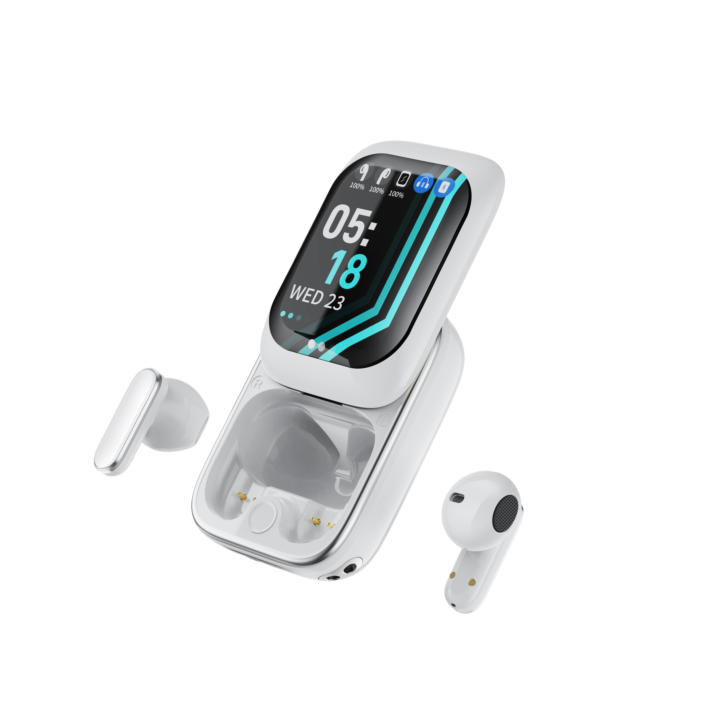 LCD Touch Screen Earbuds